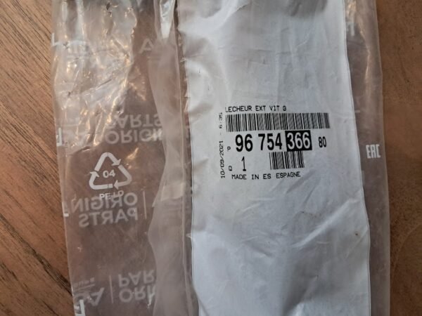 PEUGEOUT 301 ÖN SOL CAM DIŞ SIYIRICI FİTİLİ SİYAH ORJ 9675436680 - Görsel 3