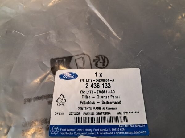 FORD PUMA SOL ARKA ÇAMURLUK DOLGU MACUNU ÜST PANELİ L1TB278B51AD - Görsel 4