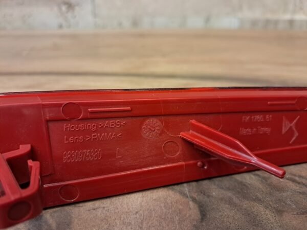 CİTROEN DS4 SOL ARKA TAMPON REFLEKTÖRÜ ORİJİNAL 9830975380 - Görsel 3
