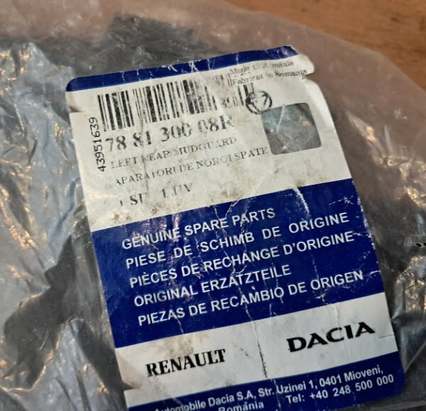 DACİA DUSTER SOL ARKA MARŞBİYEL PLASTİĞİ ORJ 788130008R MAİS - Görsel 4