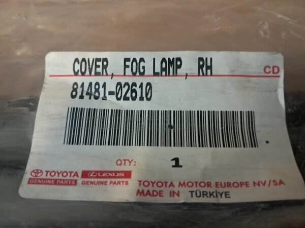TOYOTA COROLLA SAĞ SİS FAR KAPAĞI ORİJİNAL 8148102610 - Görsel 5